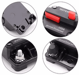 Circuit Breaker Fuse 20A to 300A Manual Reset Waterproof 12V 48V electrical supplys  