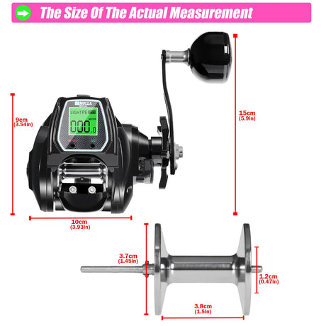 Deep Sea Electronic Fishing Reel  Left or Right Hand Marine & Fishing  