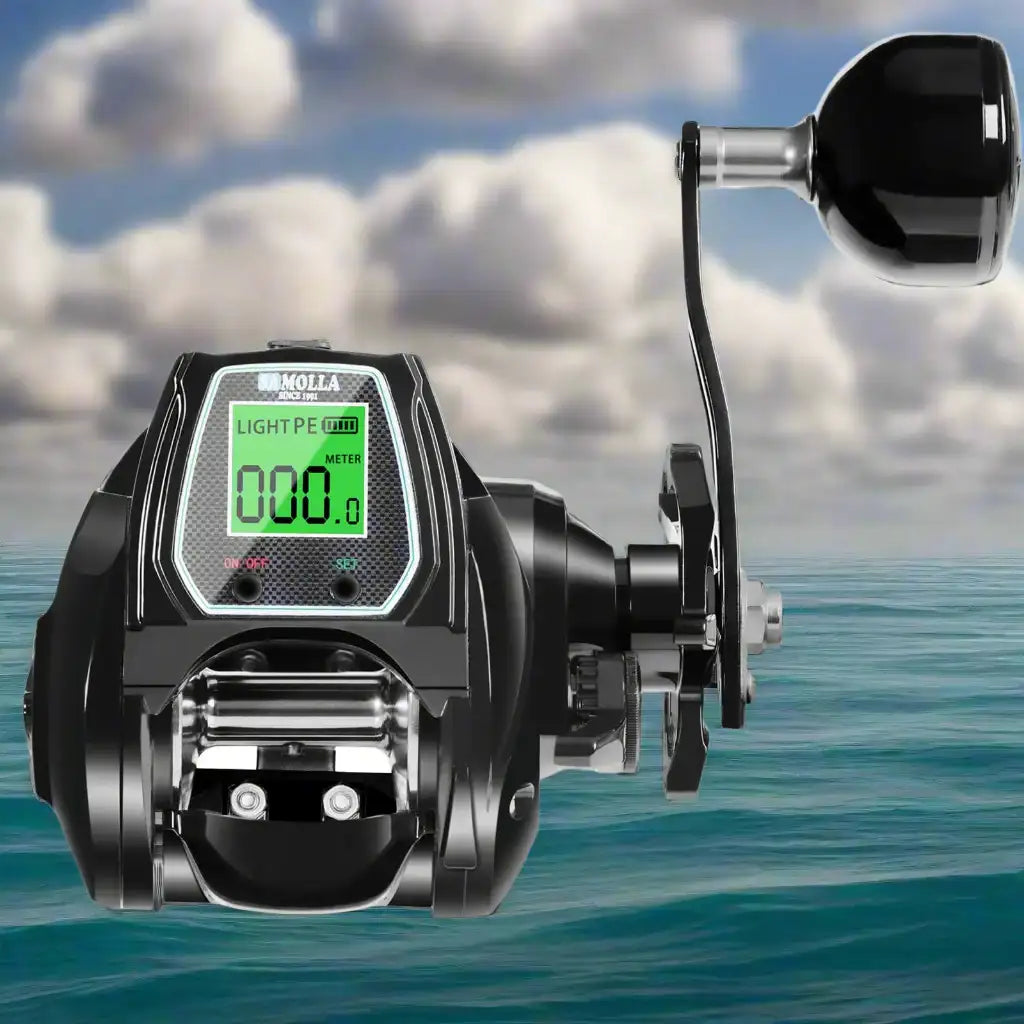 Deep Sea Electronic Fishing Reel  Left or Right Hand Marine & Fishing  
