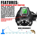 Deep Sea Electronic Fishing Reel  Left or Right Hand Marine & Fishing  