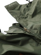 Detachable Sleeves & Hood Windproof Jacket Fleece Lined Workwear Outdoor Clothing  