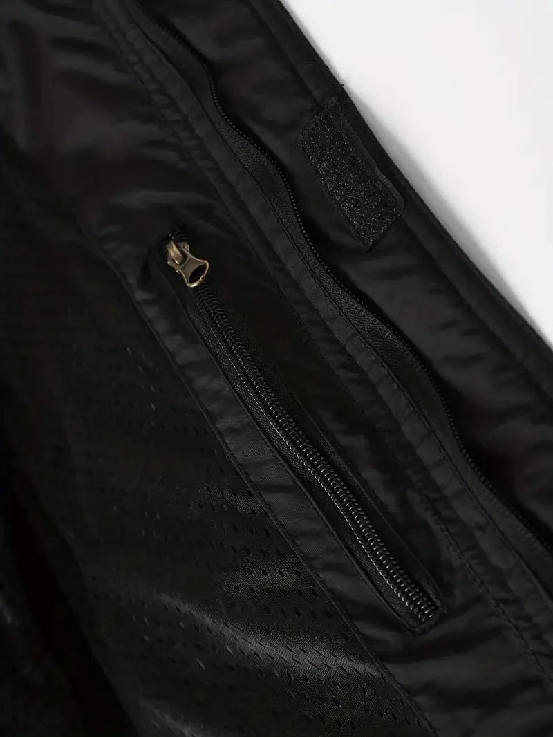 Detachable Sleeves & Hood Windproof Jacket Fleece Lined Workwear Outdoor Clothing  
