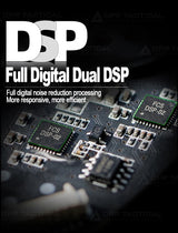 Digital Dual DSP Tactical Headset - Advanced Noise Reduction Eyes Ears & Hands  