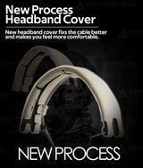 Digital Dual DSP Tactical Headset - Advanced Noise Reduction Eyes Ears & Hands  
