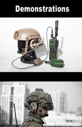 Digital Dual DSP Tactical Headset - Advanced Noise Reduction Eyes Ears & Hands  