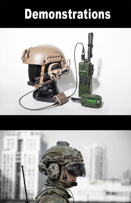 Digital Dual DSP Tactical Headset - Advanced Noise Reduction   