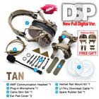 Digital Dual DSP Tactical Headset - Advanced Noise Reduction Eyes Ears & Hands  