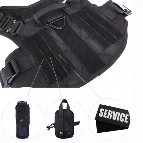 Dog Harness Collar Leash Bags No Pull Dog Stuff  