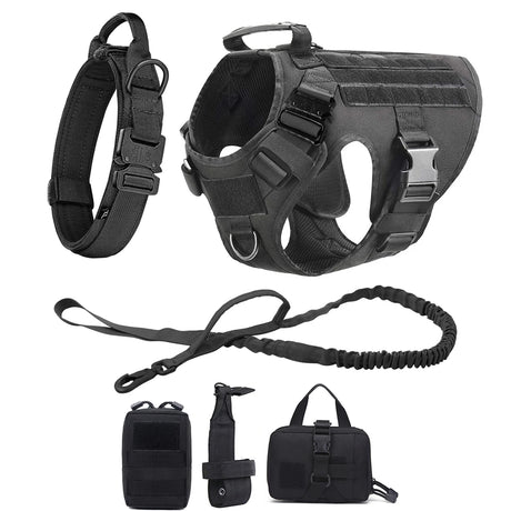 Dog Harness Collar Leash Bags No Pull Dog Stuff  