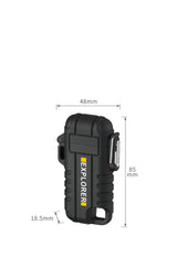 F37 Arc Plasma Waterproof Double Arc Lighter USB Rechargeable electrical supplys  