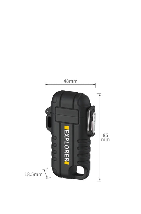F37 Arc Plasma Waterproof Double Arc Lighter USB Rechargeable electrical supplys  
