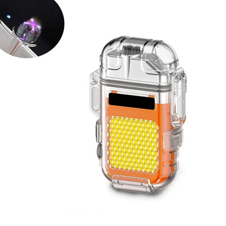 F37 Arc Plasma Waterproof Double Arc Lighter USB Rechargeable electrical supplys  
