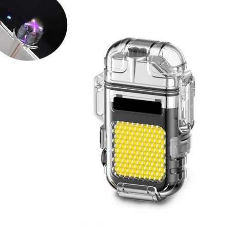 F37 Arc Plasma Waterproof Double Arc Lighter USB Rechargeable electrical supplys  