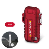 F37 Arc Plasma Waterproof Double Arc Lighter USB Rechargeable electrical supplys  