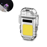 F37 Arc Plasma Waterproof Double Arc Lighter USB Rechargeable electrical supplys  