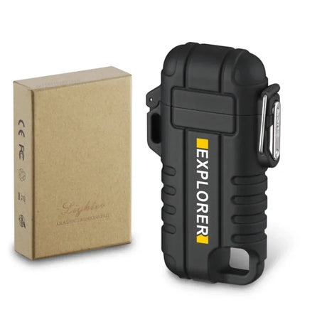 F37 Arc Plasma Waterproof Double Arc Lighter USB Rechargeable electrical supplys  