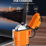 F37 Arc Plasma Waterproof Double Arc Lighter USB Rechargeable electrical supplys  