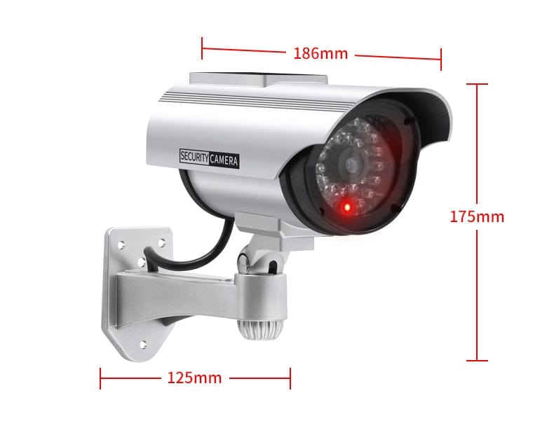 Fake CCTV Camera Solar Powered security systems  