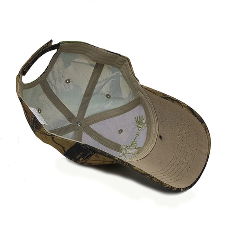 Fish Bone Camo Fishing Caps Cotton Jungle Hat Unisex caps  