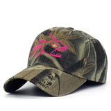 Fish Bone Camo Fishing Caps Cotton Jungle Hat Unisex caps  