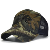 Fish Bone Camo Fishing Caps Cotton Jungle Hat Unisex caps  