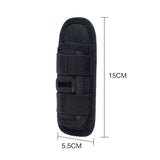 Flashlight Pouch 360 Degree Belt Clip Torch Holder Helmet & Pack Accessories  