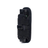 Flashlight Pouch 360 Degree Belt Clip Torch Holder Helmet & Pack Accessories  