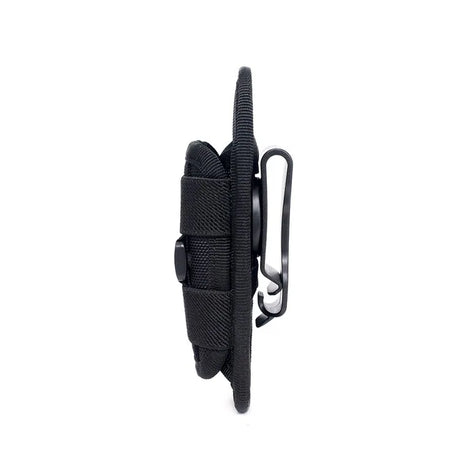 Flashlight Pouch 360 Degree Belt Clip Torch Holder Helmet & Pack Accessories  