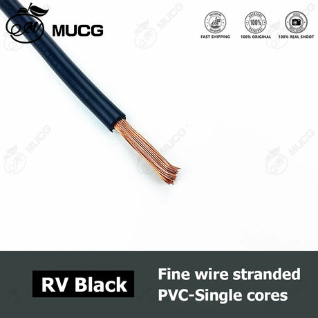 Flexible Copper Wire  Electric Power Cable 10 - 20 AWG electrical supplys  