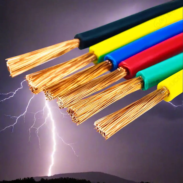 Flexible Copper Wire  Electric Power Cable 10 - 20 AWG electrical supplys  