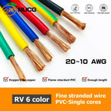 Flexible Copper Wire  Electric Power Cable 10 - 20 AWG electrical supplys  