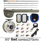 Fly Fishing Rod And Reel Combo Set marine  