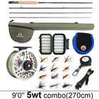 Fly Fishing Rod And Reel Combo Set marine  