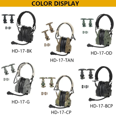 GEN 6 Noise Reduction Headset Helmet or Head Mounted 2 in 1 Survival  