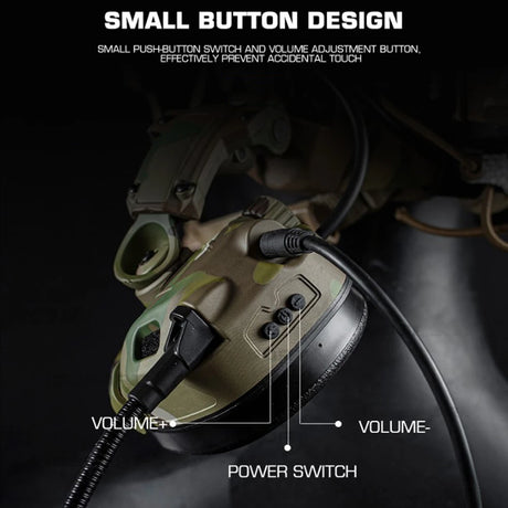 GEN 6 Noise Reduction Headset Helmet or Head Mounted 2 in 1 Survival  
