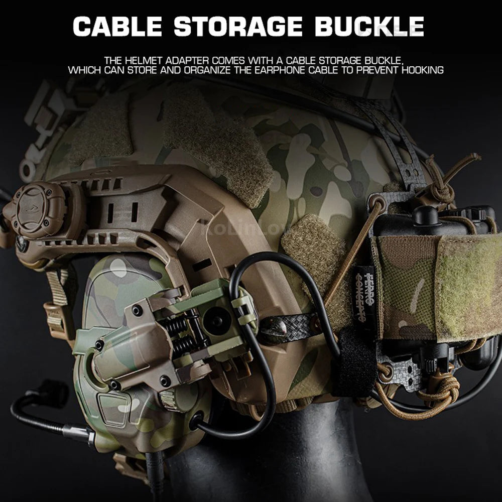 GEN 6 Noise Reduction Headset Helmet or Head Mounted 2 in 1 Survival  
