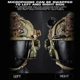 GEN 6 Noise Reduction Headset Helmet or Head Mounted 2 in 1 Survival  