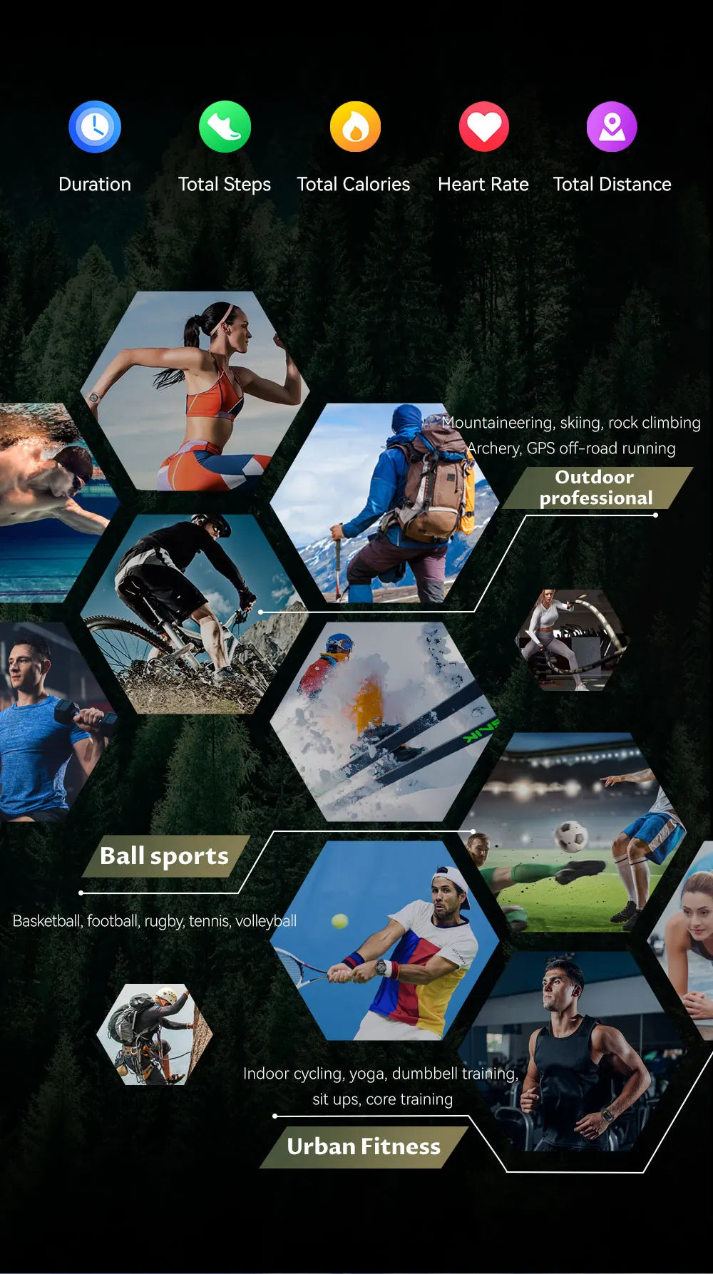 GPS Bluetooth GPS Smart Sports Watch 650mAh Battery Watchs  