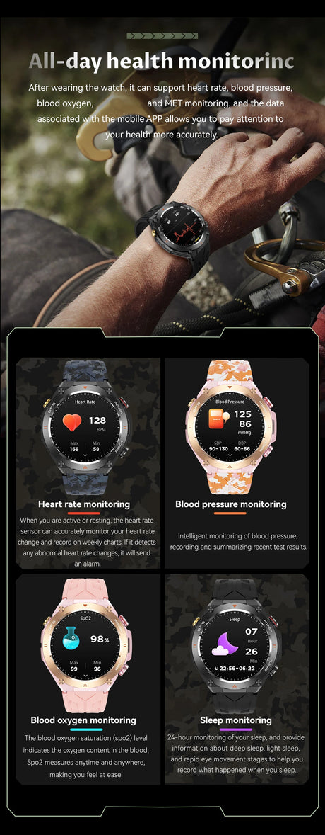 GPS Bluetooth GPS Smart Sports Watch 650mAh Battery Watchs  