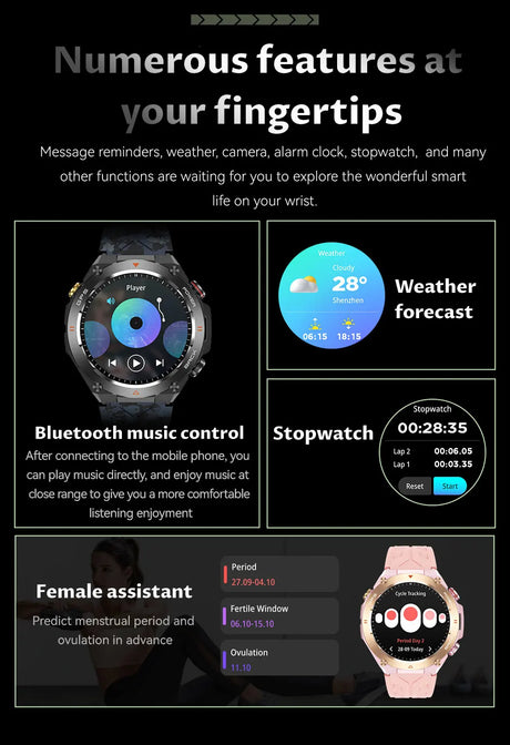 GPS Bluetooth GPS Smart Sports Watch 650mAh Battery Watchs  