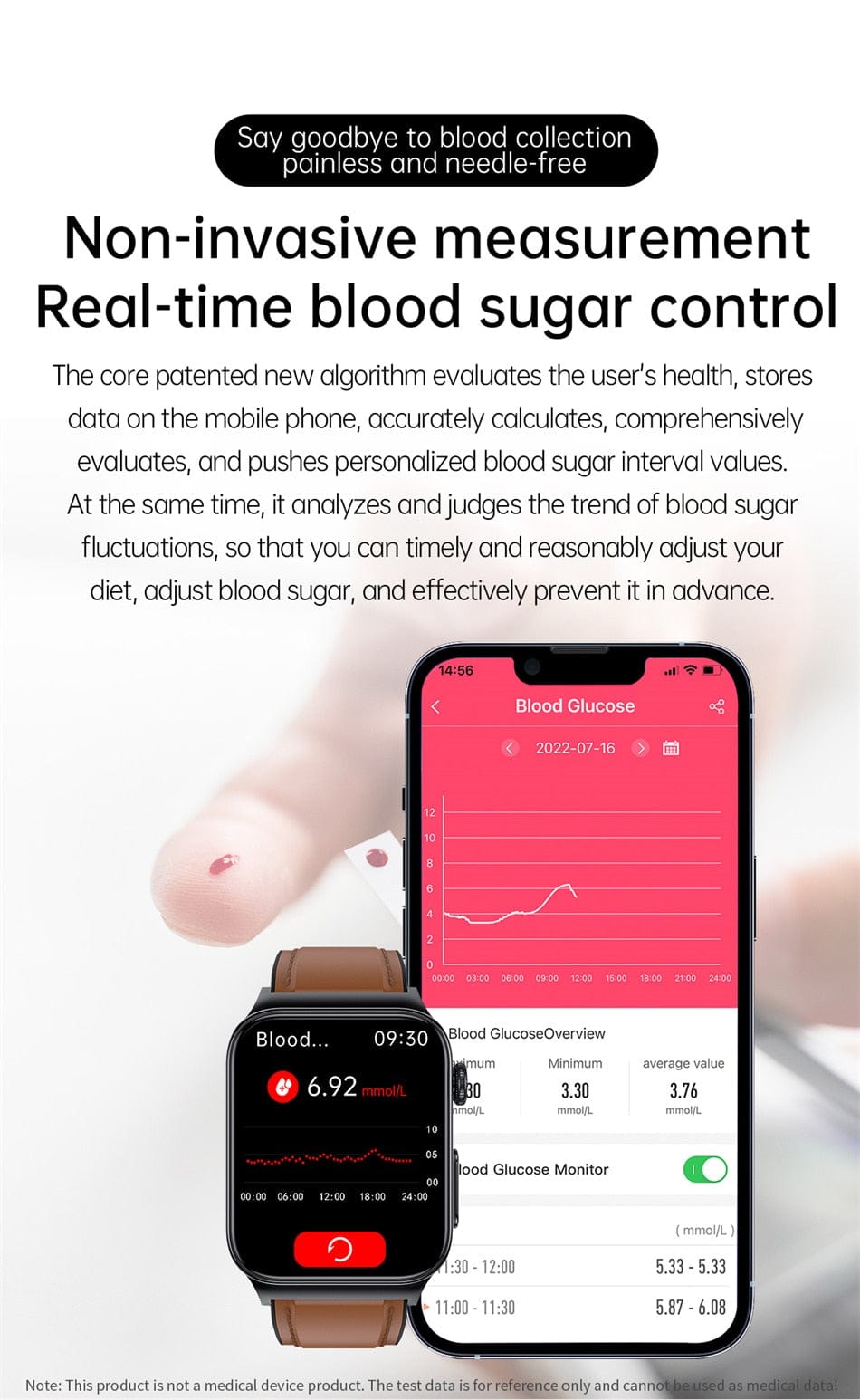 GPS Smartwatch: Remote Health Monitor Watchs  