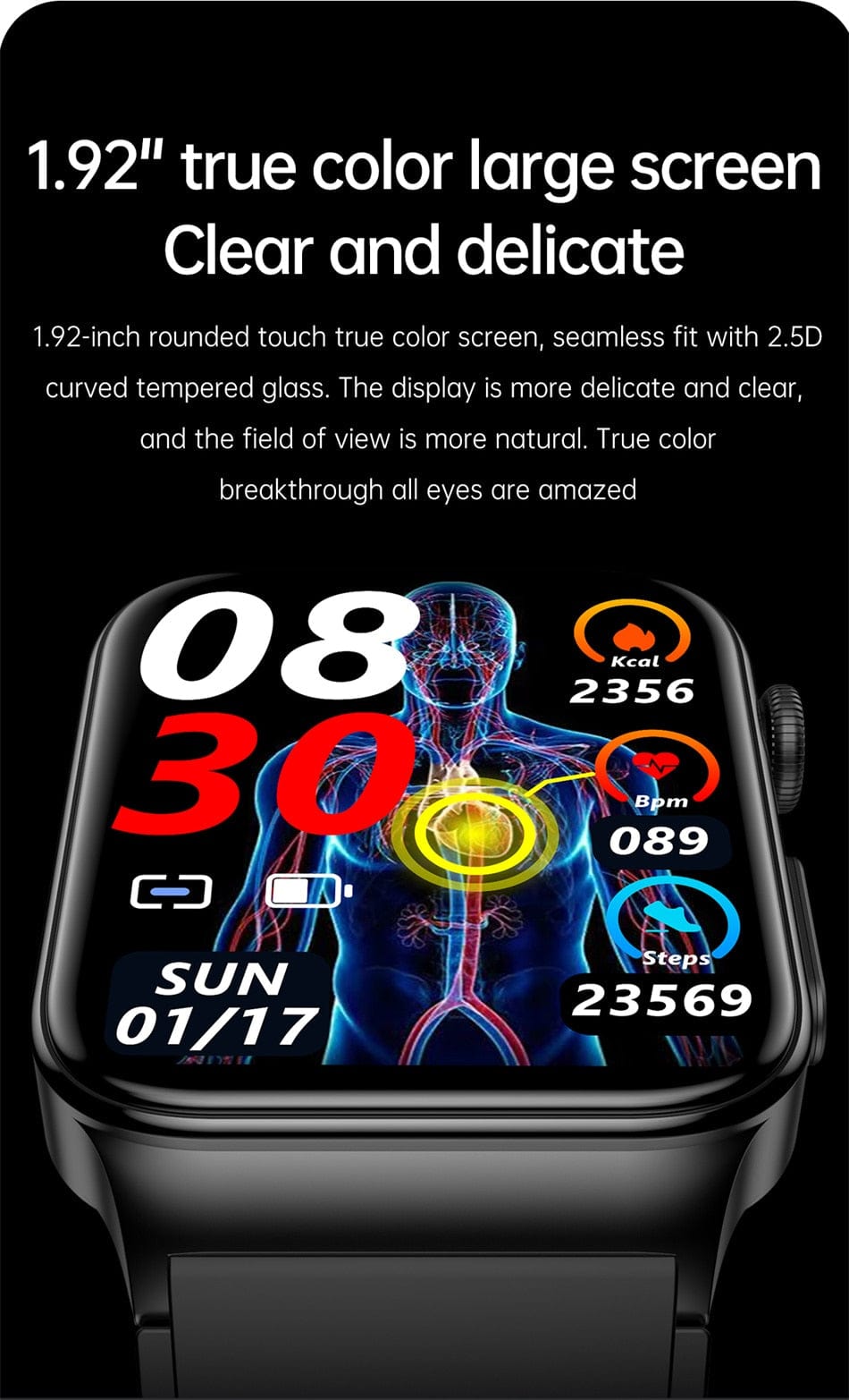 GPS Smartwatch: Remote Health Monitor Watchs  