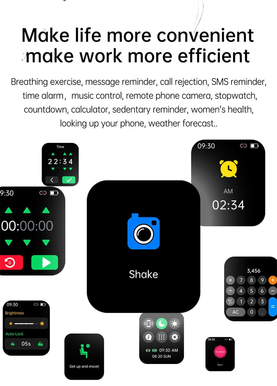 GPS Smartwatch: Remote Health Monitor Watchs  