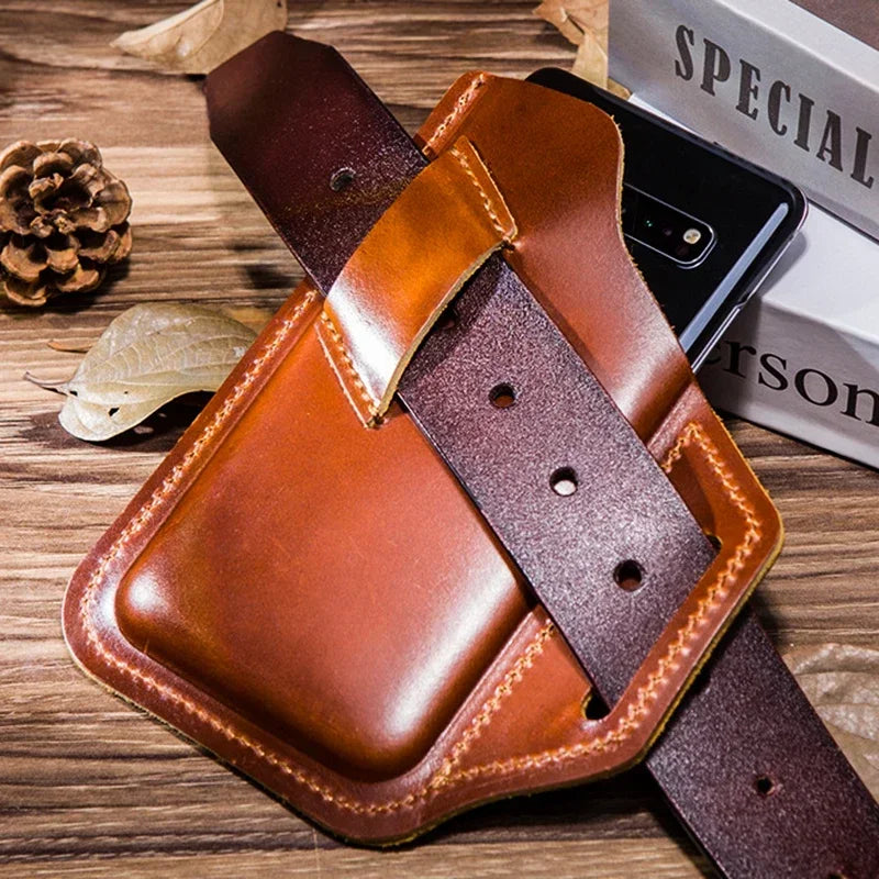Genuine Leather Belt Phone Holster phone stuff  