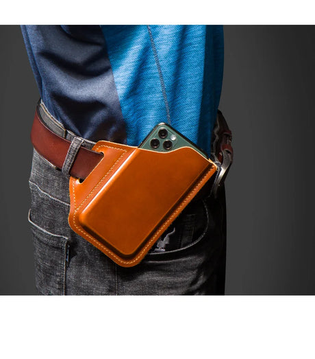 Genuine Leather Belt Phone Holster phone stuff  