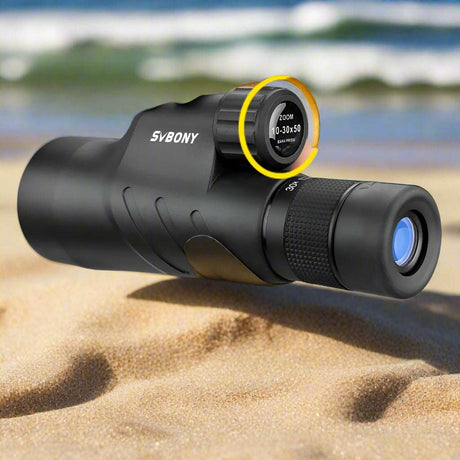 Glove Box Ready 10-30x50 Monocular IPX7 Optics  