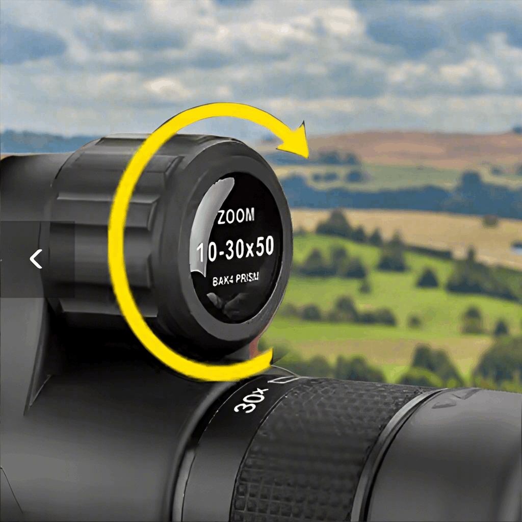 Glove Box Ready 10-30x50 Monocular IPX7 Optics  