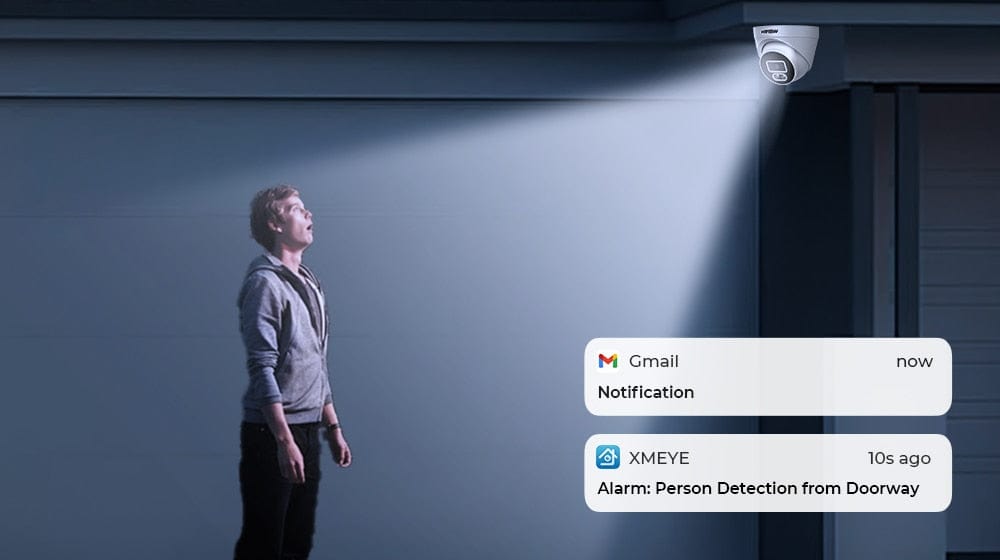 H.View 5Mp Ip Camera Ai Face Detection Security Cameras  