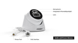 H.View 5Mp Ip Camera Ai Face Detection Security Cameras  