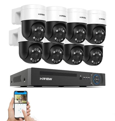 H.View AI Human Detect Security Camera Security Cameras  